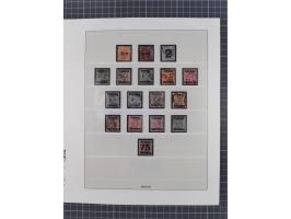 1851/1920, meist gestempelte Sammlung mit vielen 18 Kreuzer Werten, Mi.-Nr. 5, 10a auf Briefstück, 10yb, 15, 34, 42a allseits