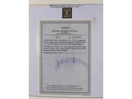 1850/64, meist gestempelte Partie, dabei u.a. Mi.-Nr. 18 gestempelt (FA Jäschke-L. BPP) sowie eine weitere stark reparierte, 