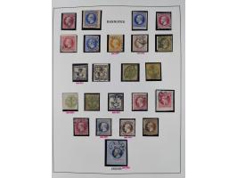 1850/64, meist gestempelte Partie, dabei u.a. Mi.-Nr. 18 gestempelt (FA Jäschke-L. BPP) sowie eine weitere stark reparierte, 