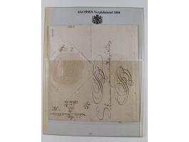 1850/67, hochwertige und sehr reichhaltige Sammlung, dabei Mi.-Nr. 1a linkes Randstück, farbrisch und kontrastreich mit deutl