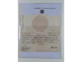 1850/67, hochwertige und sehr reichhaltige Sammlung, dabei Mi.-Nr. 1a linkes Randstück, farbrisch und kontrastreich mit deutl