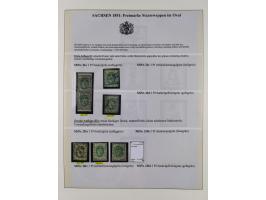 1850/67, hochwertige und sehr reichhaltige Sammlung, dabei Mi.-Nr. 1a linkes Randstück, farbrisch und kontrastreich mit deutl