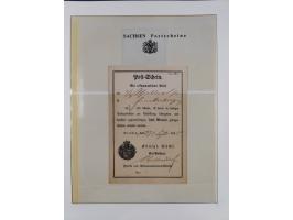 1850/67, hochwertige und sehr reichhaltige Sammlung, dabei Mi.-Nr. 1a linkes Randstück, farbrisch und kontrastreich mit deutl