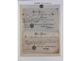 1850/67, hochwertige und sehr reichhaltige Sammlung, dabei Mi.-Nr. 1a linkes Randstück, farbrisch und kontrastreich mit deutl