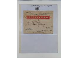 1850/67, hochwertige und sehr reichhaltige Sammlung, dabei Mi.-Nr. 1a linkes Randstück, farbrisch und kontrastreich mit deutl