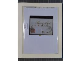 1852/66, gestempelte Sammlung und 48 Briefe und Ganzsachen, dabei viele Ausgaben mehrfach mit Nuancen, auch besseren Stempeln