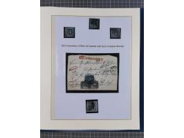 1852/66, gestempelte Sammlung und 48 Briefe und Ganzsachen, dabei viele Ausgaben mehrfach mit Nuancen, auch besseren Stempeln