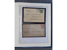 1852/66, gestempelte Sammlung und 48 Briefe und Ganzsachen, dabei viele Ausgaben mehrfach mit Nuancen, auch besseren Stempeln