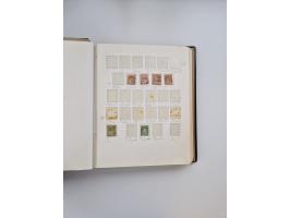 1839/1941, interessante und reichhaltige, meist gestempelte Sammlung, ab Zürich 6 mit senkrechten Unterdrucklinien auf Briefs
