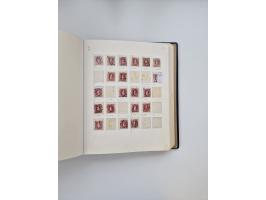 1839/1941, interessante und reichhaltige, meist gestempelte Sammlung, ab Zürich 6 mit senkrechten Unterdrucklinien auf Briefs