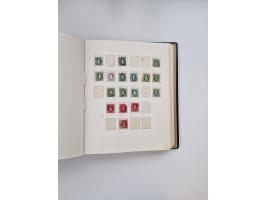 1839/1941, interessante und reichhaltige, meist gestempelte Sammlung, ab Zürich 6 mit senkrechten Unterdrucklinien auf Briefs