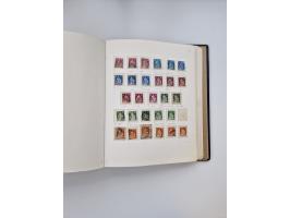 1839/1941, interessante und reichhaltige, meist gestempelte Sammlung, ab Zürich 6 mit senkrechten Unterdrucklinien auf Briefs