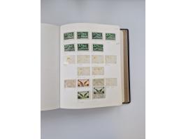 1839/1941, interessante und reichhaltige, meist gestempelte Sammlung, ab Zürich 6 mit senkrechten Unterdrucklinien auf Briefs