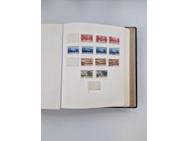 1839/1941, interessante und reichhaltige, meist gestempelte Sammlung, ab Zürich 6 mit senkrechten Unterdrucklinien auf Briefs