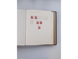 1839/1941, interessante und reichhaltige, meist gestempelte Sammlung, ab Zürich 6 mit senkrechten Unterdrucklinien auf Briefs