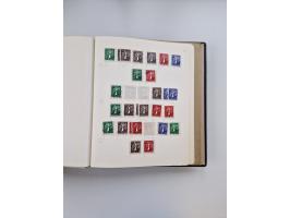 1839/1941, interessante und reichhaltige, meist gestempelte Sammlung, ab Zürich 6 mit senkrechten Unterdrucklinien auf Briefs