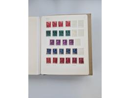 1839/1941, interessante und reichhaltige, meist gestempelte Sammlung, ab Zürich 6 mit senkrechten Unterdrucklinien auf Briefs