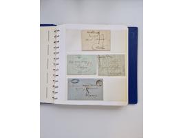 1839/1941, interessante und reichhaltige, meist gestempelte Sammlung, ab Zürich 6 mit senkrechten Unterdrucklinien auf Briefs