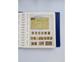 1839/1941, interessante und reichhaltige, meist gestempelte Sammlung, ab Zürich 6 mit senkrechten Unterdrucklinien auf Briefs