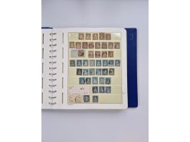 1839/1941, interessante und reichhaltige, meist gestempelte Sammlung, ab Zürich 6 mit senkrechten Unterdrucklinien auf Briefs