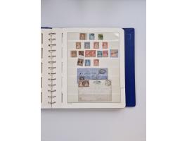 1839/1941, interessante und reichhaltige, meist gestempelte Sammlung, ab Zürich 6 mit senkrechten Unterdrucklinien auf Briefs