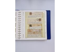 1839/1941, interessante und reichhaltige, meist gestempelte Sammlung, ab Zürich 6 mit senkrechten Unterdrucklinien auf Briefs