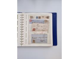 1839/1941, interessante und reichhaltige, meist gestempelte Sammlung, ab Zürich 6 mit senkrechten Unterdrucklinien auf Briefs