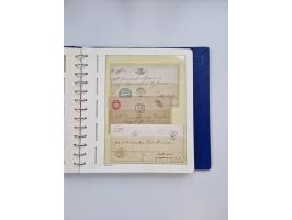 1839/1941, interessante und reichhaltige, meist gestempelte Sammlung, ab Zürich 6 mit senkrechten Unterdrucklinien auf Briefs