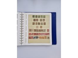 1839/1941, interessante und reichhaltige, meist gestempelte Sammlung, ab Zürich 6 mit senkrechten Unterdrucklinien auf Briefs