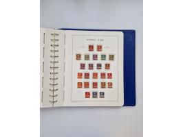 1839/1941, interessante und reichhaltige, meist gestempelte Sammlung, ab Zürich 6 mit senkrechten Unterdrucklinien auf Briefs