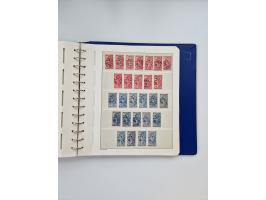 1839/1941, interessante und reichhaltige, meist gestempelte Sammlung, ab Zürich 6 mit senkrechten Unterdrucklinien auf Briefs