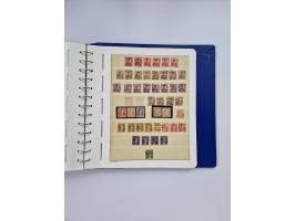 1839/1941, interessante und reichhaltige, meist gestempelte Sammlung, ab Zürich 6 mit senkrechten Unterdrucklinien auf Briefs