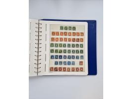 1839/1941, interessante und reichhaltige, meist gestempelte Sammlung, ab Zürich 6 mit senkrechten Unterdrucklinien auf Briefs