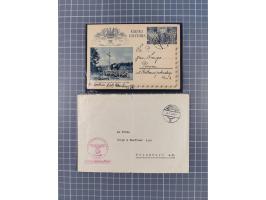 1872/45, 18 Briefe und Karten, überwiegend Kriegszeit WKII. mit einigen ungewöhnlichen und interessanten Stücken, aber auch B