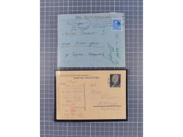 1872/45, 18 Briefe und Karten, überwiegend Kriegszeit WKII. mit einigen ungewöhnlichen und interessanten Stücken, aber auch B