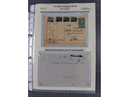 HYPERINFLATION: 1945/46, extensive exhibit collection with over 125 covers and postcards, spanning periods 1 to 21 and 25-26,