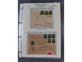 HYPERINFLATION: 1945/46, extensive exhibit collection with over 125 covers and postcards, spanning periods 1 to 21 and 25-26,