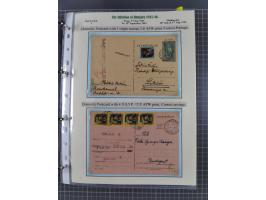 HYPERINFLATION: 1945/46, extensive exhibit collection with over 125 covers and postcards, spanning periods 1 to 21 and 25-26,