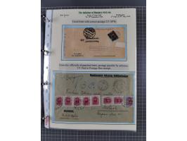 HYPERINFLATION: 1945/46, extensive exhibit collection with over 125 covers and postcards, spanning periods 1 to 21 and 25-26,