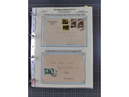 HYPERINFLATION: 1945/46, extensive exhibit collection with over 125 covers and postcards, spanning periods 1 to 21 and 25-26,