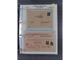 HYPERINFLATION: 1945/46, extensive exhibit collection with over 125 covers and postcards, spanning periods 1 to 21 and 25-26,