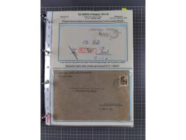 HYPERINFLATION: 1945/46, extensive exhibit collection with over 125 covers and postcards, spanning periods 1 to 21 and 25-26,