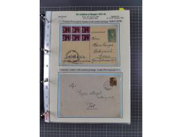 HYPERINFLATION: 1945/46, extensive exhibit collection with over 125 covers and postcards, spanning periods 1 to 21 and 25-26,