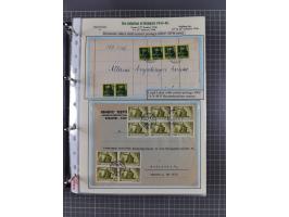 HYPERINFLATION: 1945/46, extensive exhibit collection with over 125 covers and postcards, spanning periods 1 to 21 and 25-26,