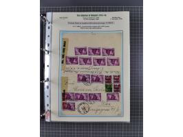 HYPERINFLATION: 1945/46, extensive exhibit collection with over 125 covers and postcards, spanning periods 1 to 21 and 25-26,