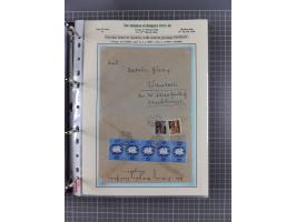 HYPERINFLATION: 1945/46, extensive exhibit collection with over 125 covers and postcards, spanning periods 1 to 21 and 25-26,