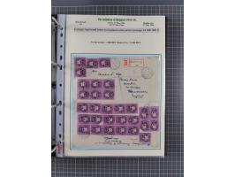 HYPERINFLATION: 1945/46, extensive exhibit collection with over 125 covers and postcards, spanning periods 1 to 21 and 25-26,