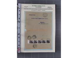 HYPERINFLATION: 1945/46, extensive exhibit collection with over 125 covers and postcards, spanning periods 1 to 21 and 25-26,