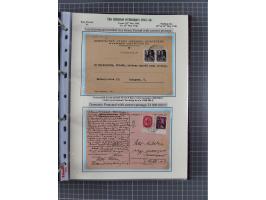HYPERINFLATION: 1945/46, extensive exhibit collection with over 125 covers and postcards, spanning periods 1 to 21 and 25-26,