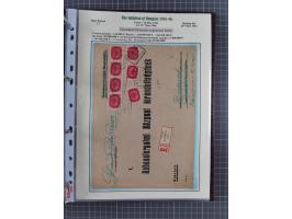 HYPERINFLATION: 1945/46, extensive exhibit collection with over 125 covers and postcards, spanning periods 1 to 21 and 25-26,